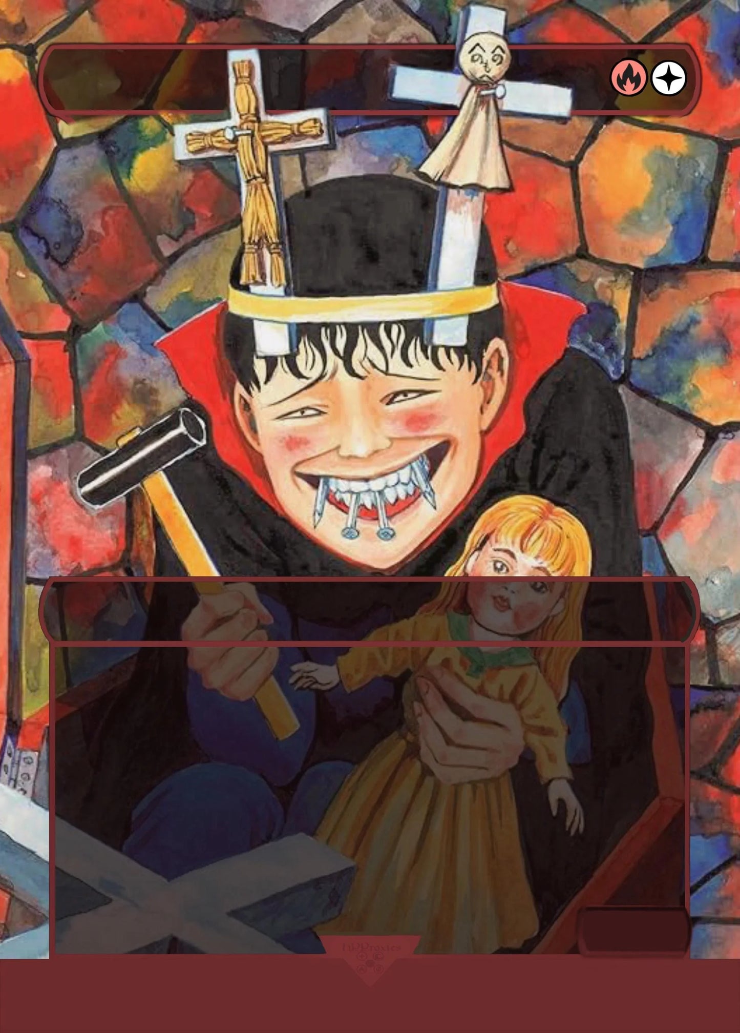 Junji Ito Commander Proxy Bundle: 5 Horror Legendary Creature Pack (Uzumaki, Short Stories, Tomie) - HPProxies