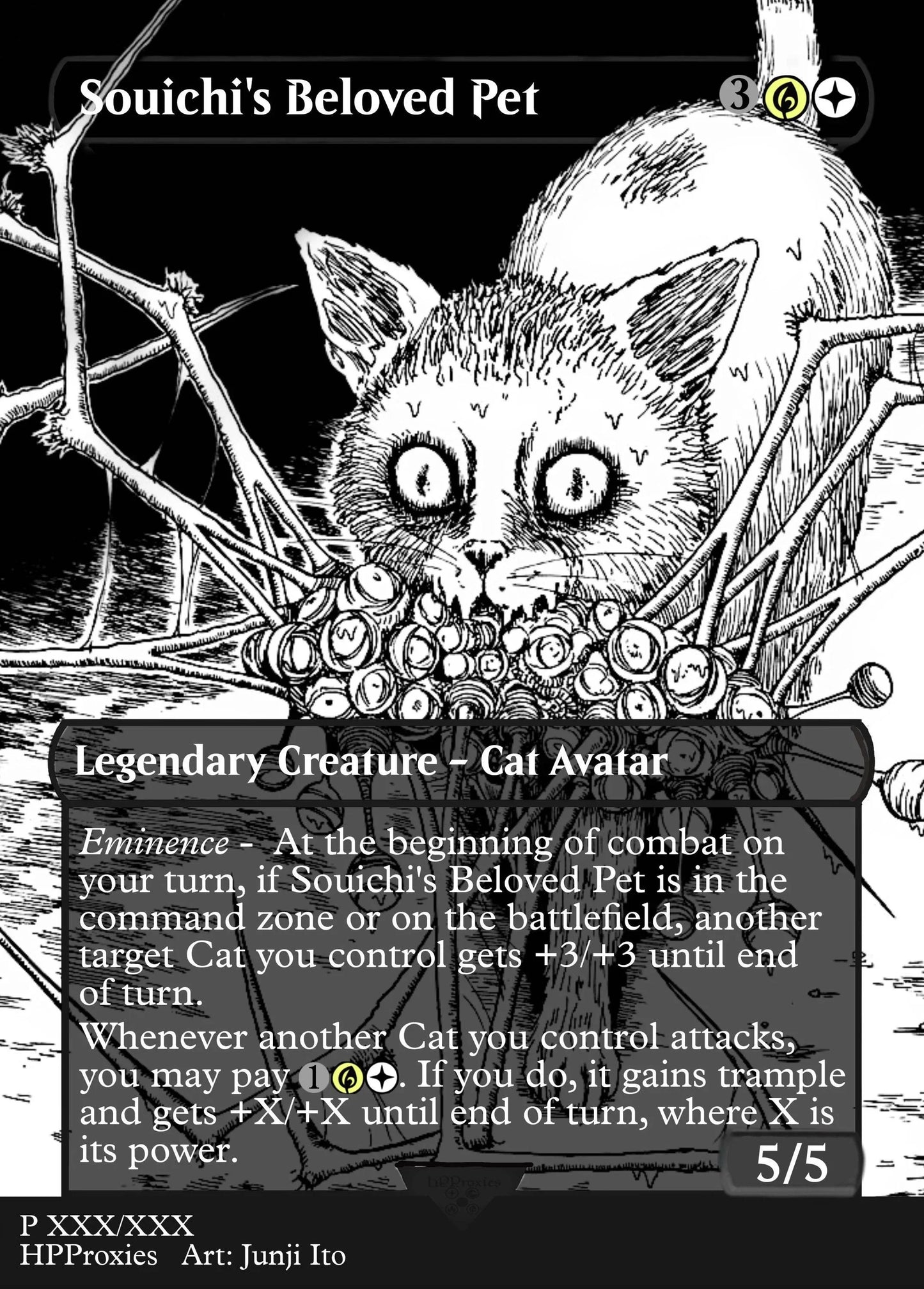 Junji Ito Commander Proxy Single: Souichi’s Beloved Pet (Arahbo, Roar of the World Proxy) - HPProxies