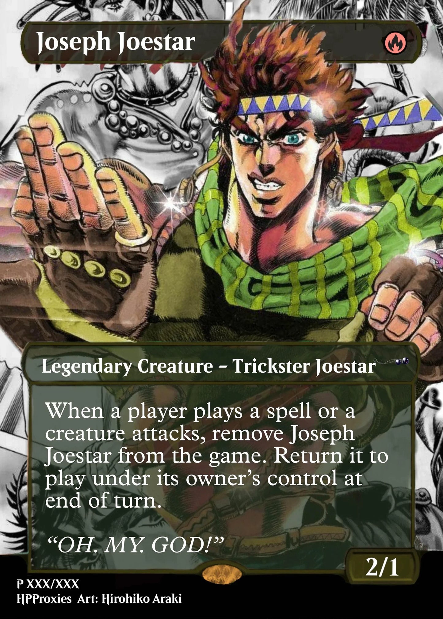 Joseph Joestar Commander Proxy Single: Norin, the Wary - HPProxies