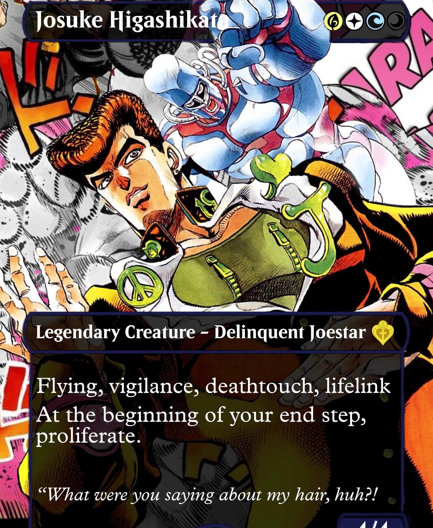 Josuke Higashikata Commander Proxy Single: Atraxa, Praetors' Voice - HPProxies