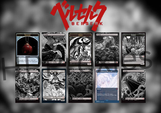 Griffith, Falcon of Light/Femto, Falcon of Darkness Commander Precon Deck: Sephiroth Fabled Soldier/One Winged Angel Deck - HPProxies