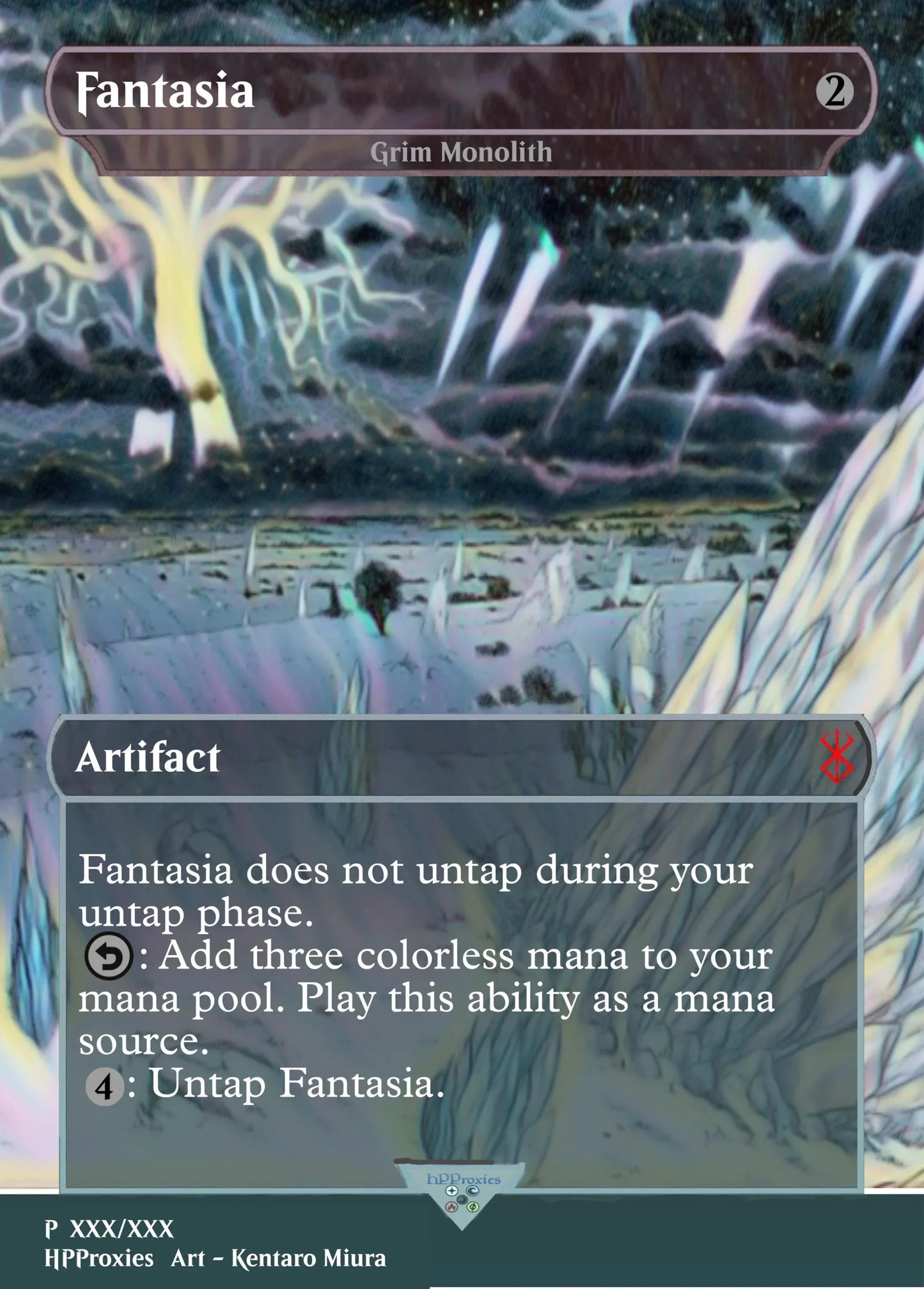 Fantasia Commander Single: Grim Monolith Proxy - HPProxies