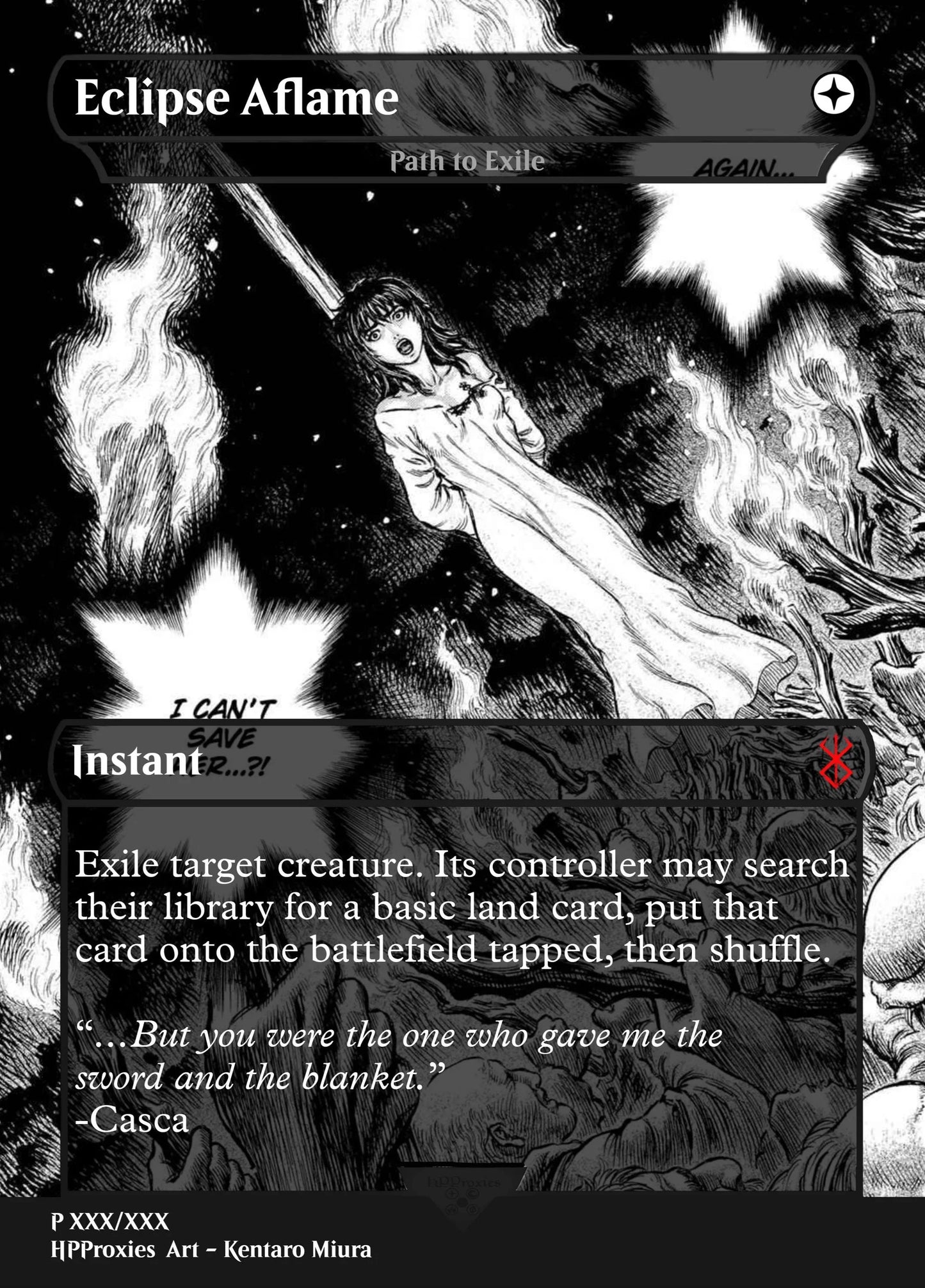 Eclipse Aflame Commander Single: Path to Exile Proxy - HPProxies