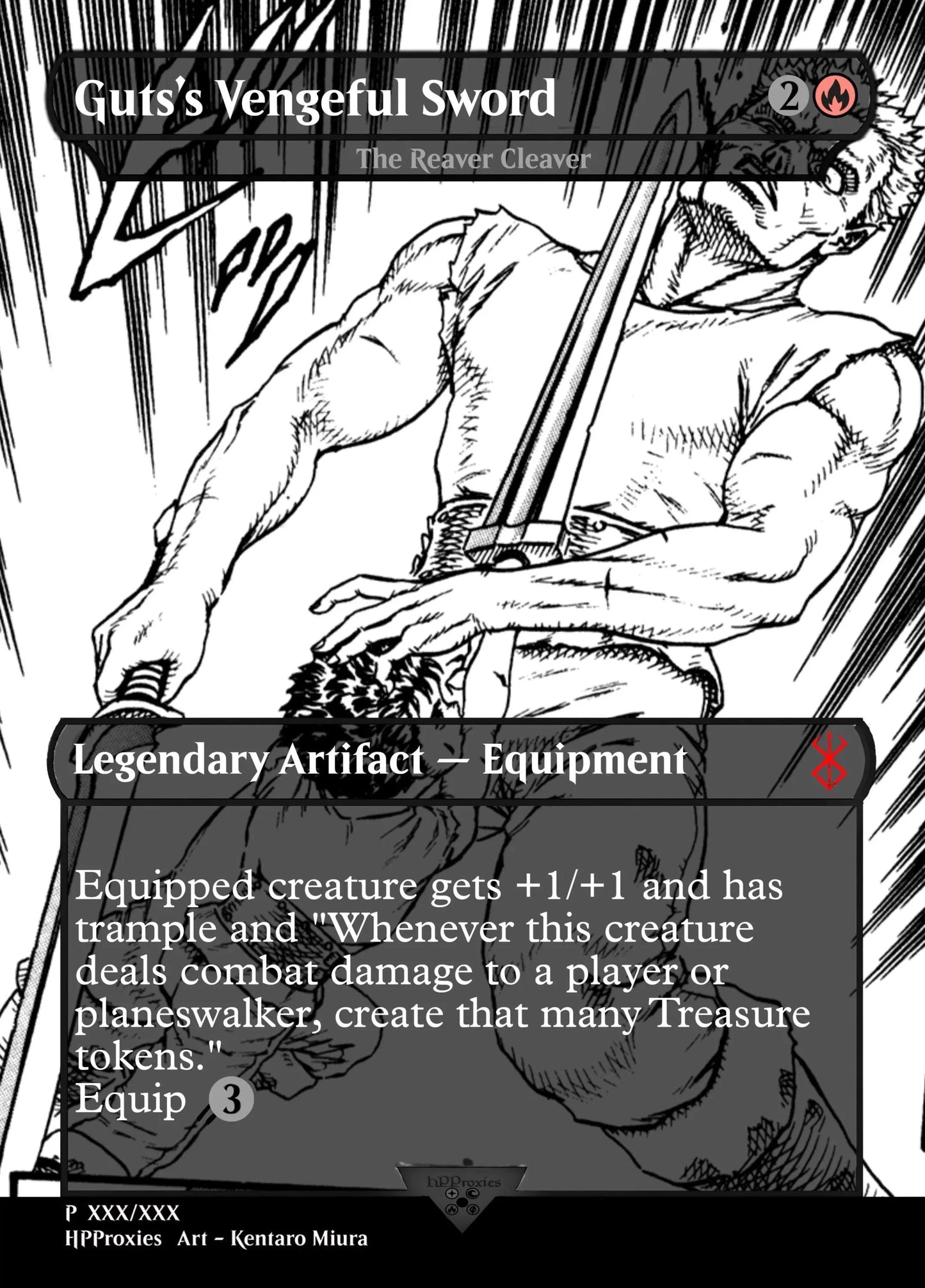 Guts's Vengeful Sword Commander Single: The Reaver Cleaver Proxy - HPProxies