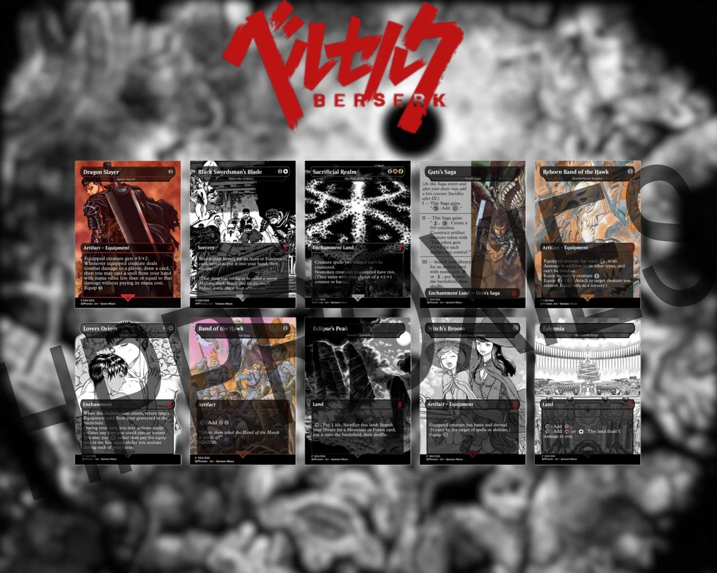 Guts, the Black Swordsman Commander Deck: Cloud, EX-Soldier Deck - HPProxies