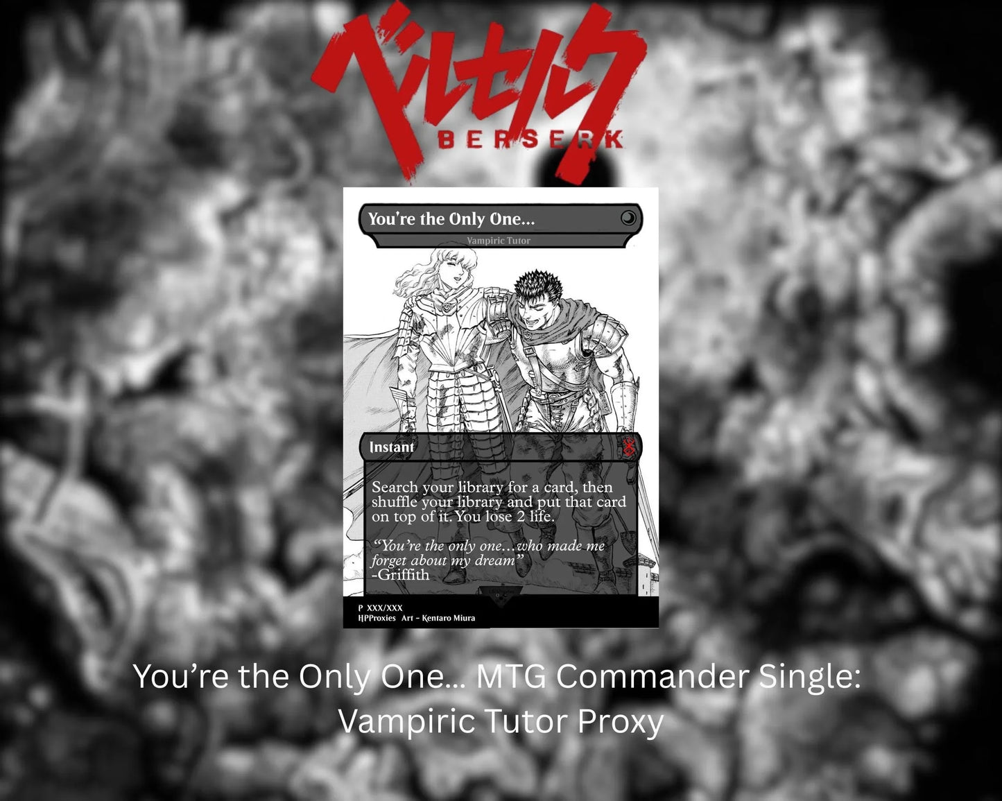 You’re the Only One… Commander Single: Vampiric Tutor Proxy - HPProxies