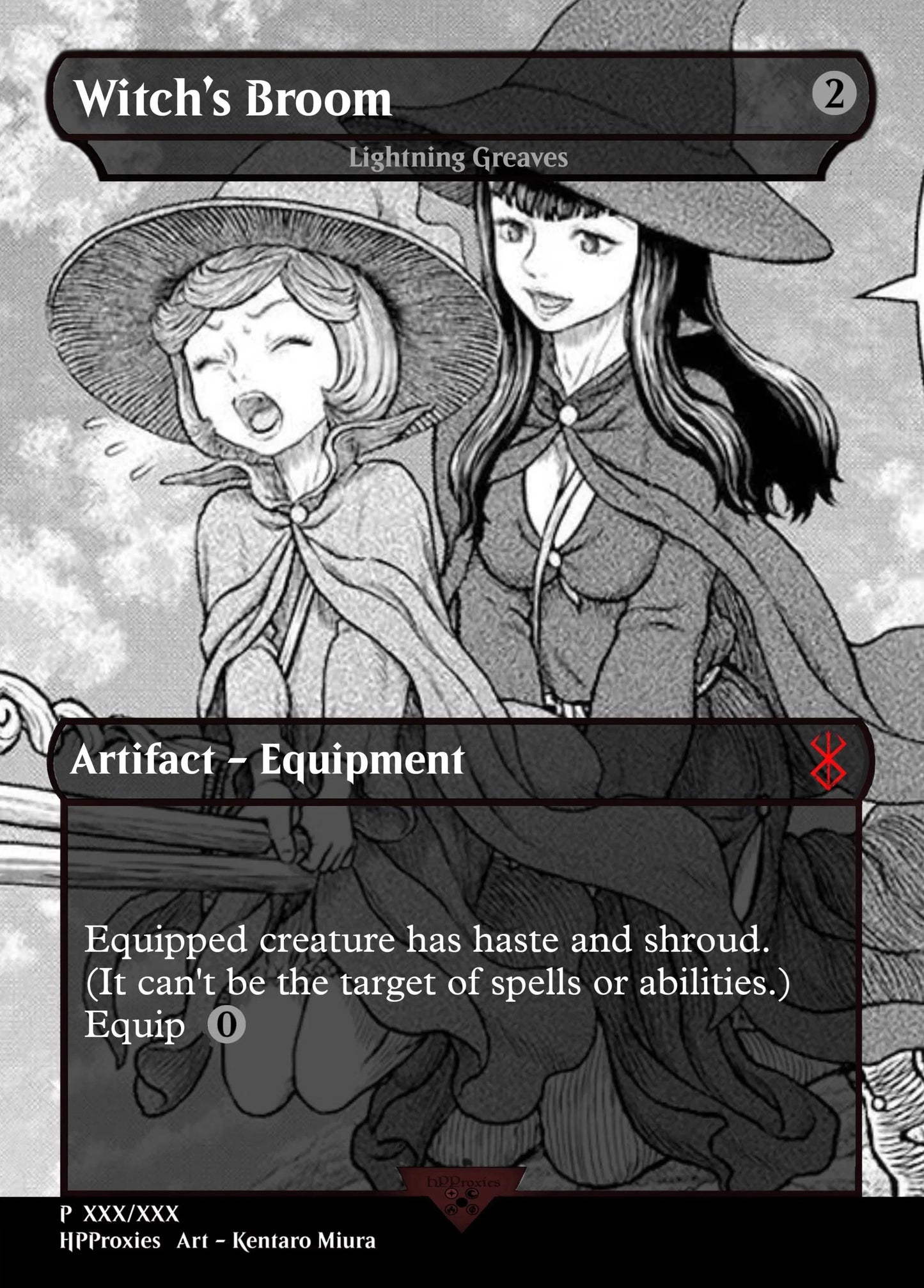 Witch’s Broom Commander Single: Lightning Greaves Proxy - HPProxies