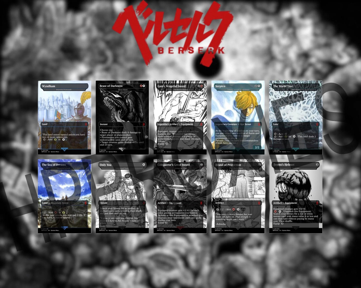 Guts, the Black Swordsman Commander Deck: Cloud, EX-Soldier Deck - HPProxies