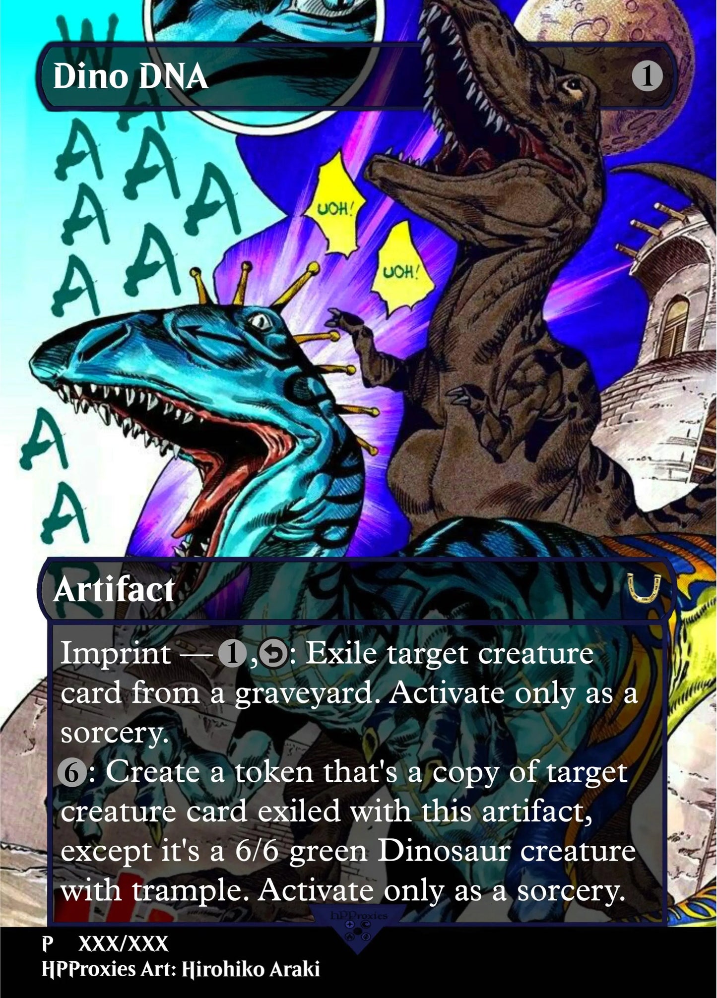 Dino DNA Proxy Single: JoJos Bizzare Adventure Artifact - HPProxies