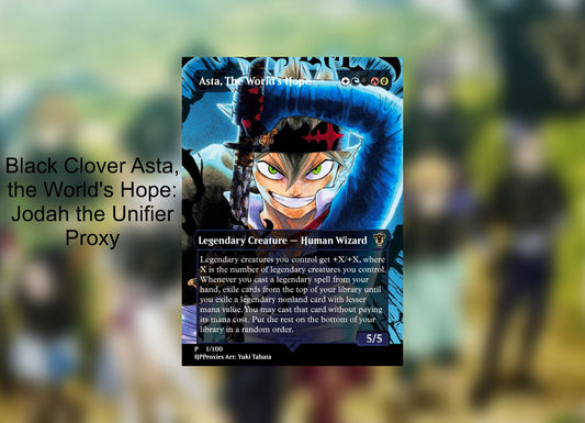 Black Clover Asta, the World's Hope: Jodah, the Unifier Commander Proxy - HPProxies