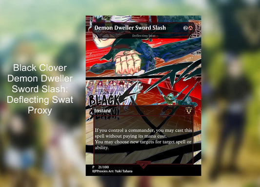 Black Clover Demon Dweller Sword Slash: Deflecting Swat Commander Proxy - HPProxies
