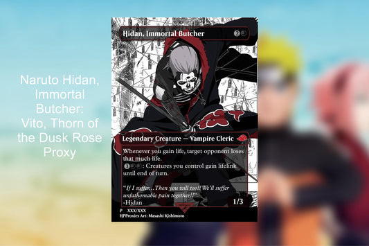 Hidan, Immortal Butcher: Vito, Thorn of the Dusk Rose Naruto Proxy - HPProxies