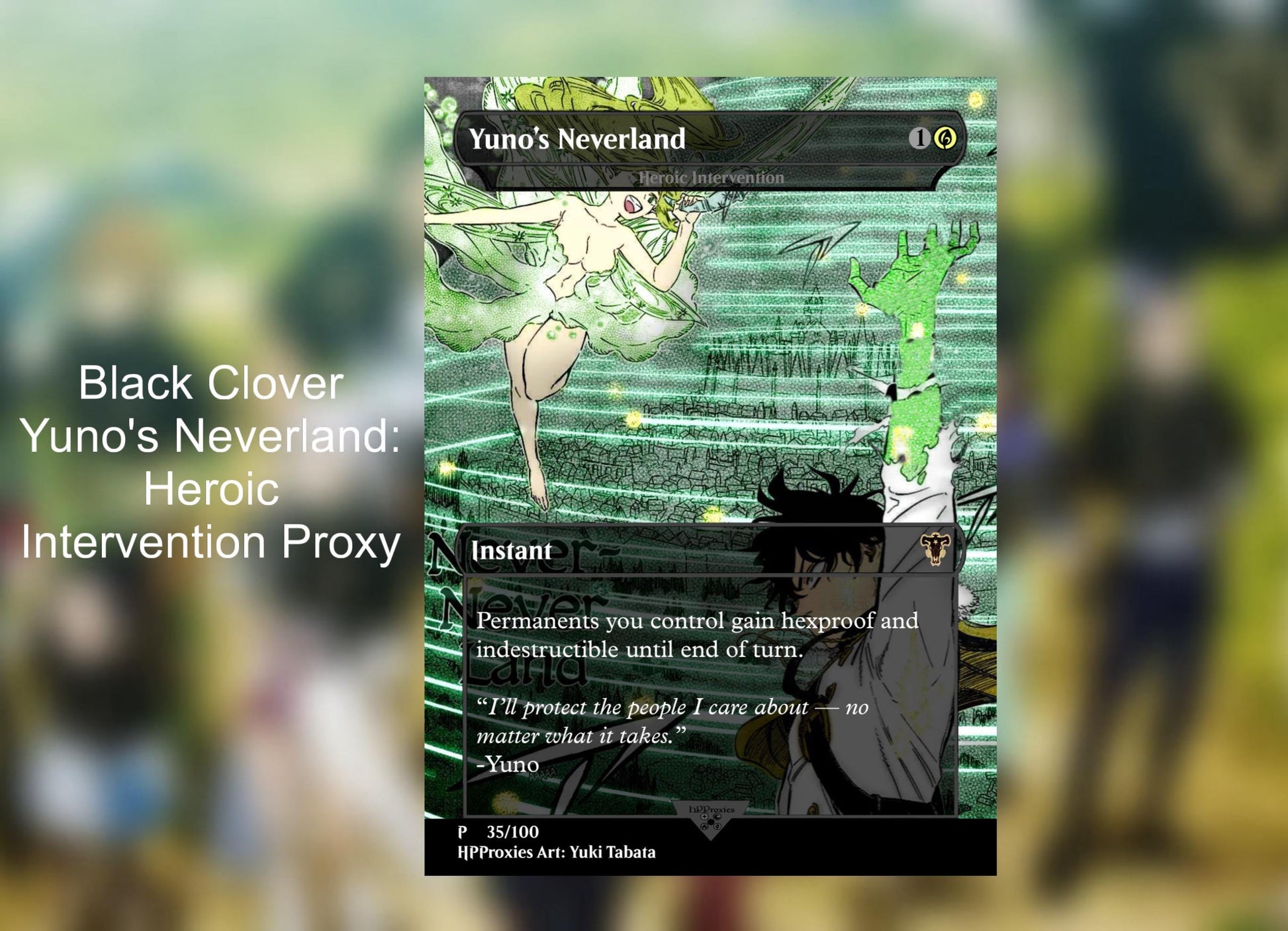 Yuno's Neverland: Heroic Intervention Black Clover Commander Proxy - HPProxies
