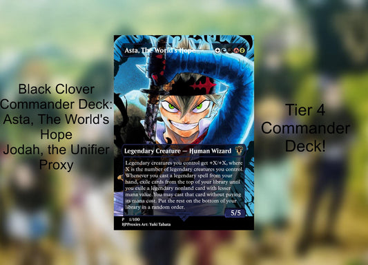 Black Clover Commander Deck: Full Black Clover Proxy Deck - HPProxies