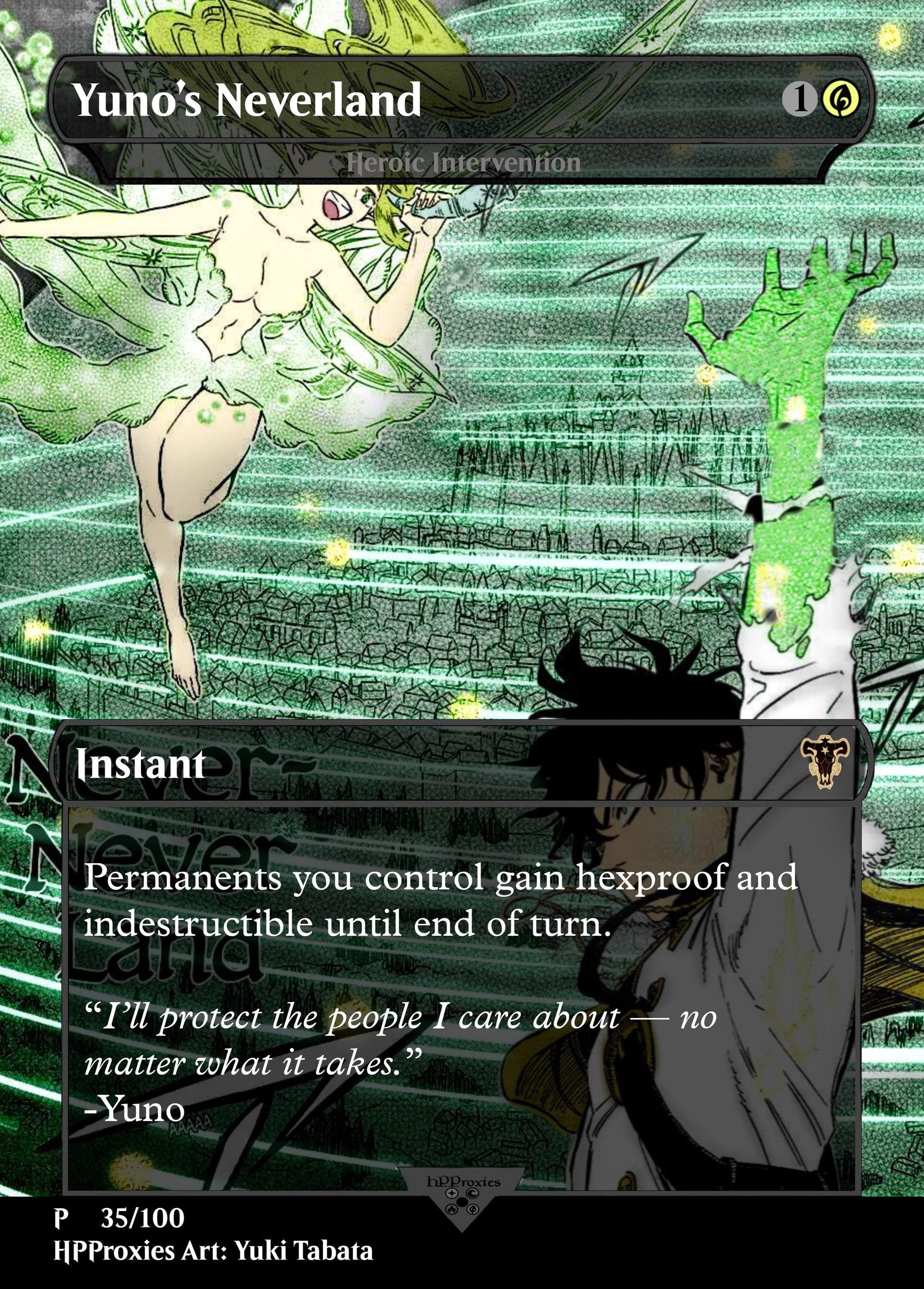 Yuno's Neverland: Heroic Intervention Black Clover Commander Proxy - HPProxies