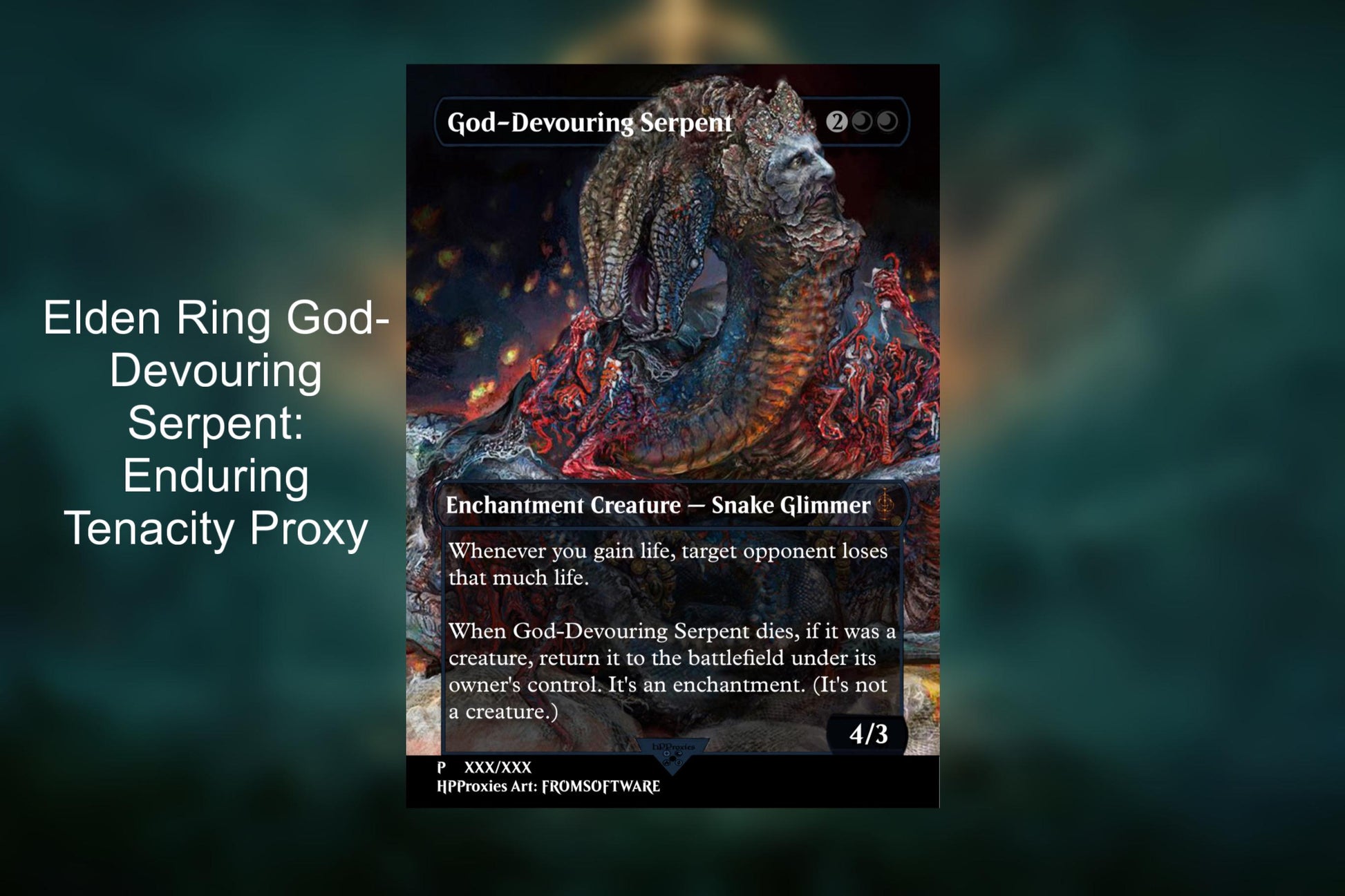 God-Devouring Serpent: Enduring Tenacity Elden Ring Proxy - HPProxies