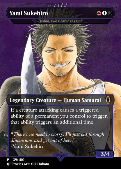 Yami Sukehiro: Isshin, Two Heavens as One Black Clover Commander Proxy - HPProxies