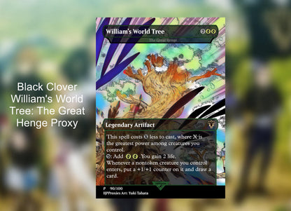 William's World Tree: The Great Henge Black Clover Commander Proxy - HPProxies