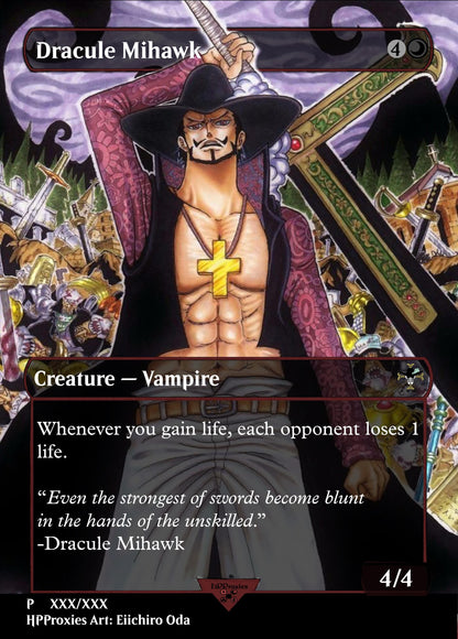 Dracule Mihawk: Epicure of Blood One Piece Proxy - HPProxies