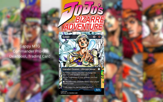 Josuke “Gappy” Higashikata Commander Proxy Single: Deadpool, Trading Card - HPProxies