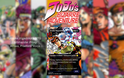Josuke Higashikata Commander Proxy Single: Atraxa, Praetors' Voice - HPProxies