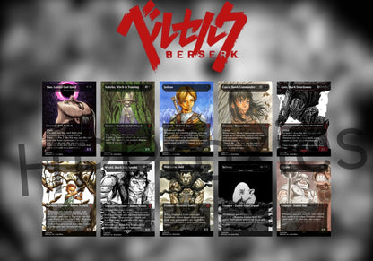 Griffith, Falcon of Light/Femto, Falcon of Darkness Commander Precon Deck: Sephiroth Fabled Soldier/One Winged Angel Deck - HPProxies