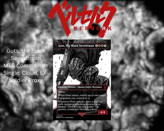 Guts, The Black Swordsman Commander Proxy Single: Cloud EX-Soldier - HPProxies