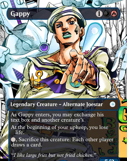 Josuke “Gappy” Higashikata Commander Proxy Single: Deadpool, Trading Card - HPProxies