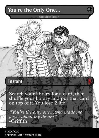 You’re the Only One… Commander Single: Vampiric Tutor Proxy - HPProxies
