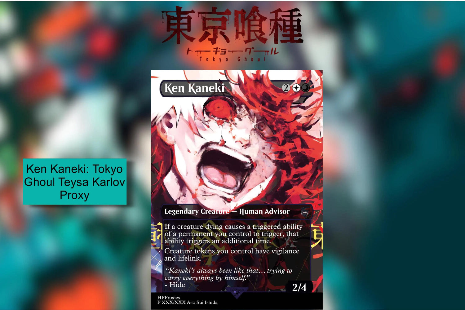 Ken Kaneki: Teysa Karlov Tokyo Ghoul Proxy Single - HPProxies