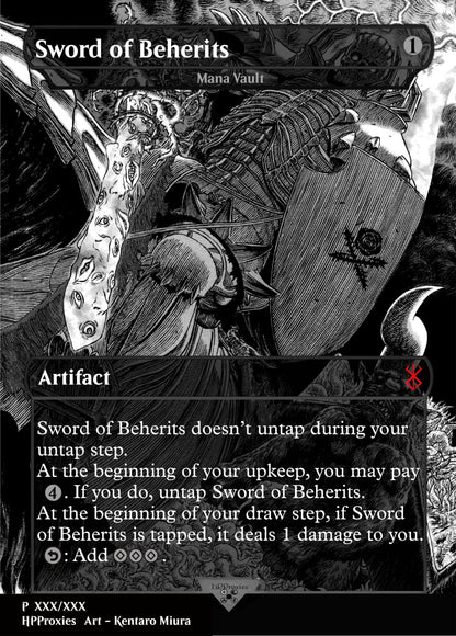 Sword of Beherits Commander Single: Mana Vault Proxy - HPProxies