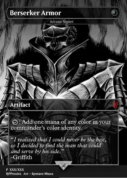 Berserker Armor Commander Single: Arcane Signet Proxy - HPProxies