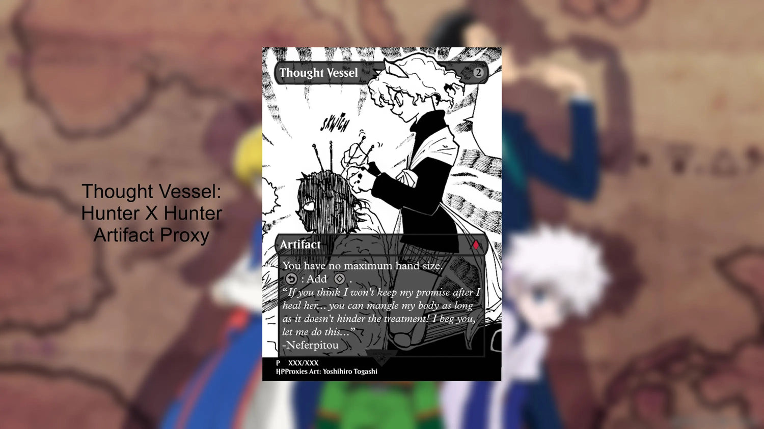 Thought Vessel: Hunter X Hunter Artifact Single - HPProxies